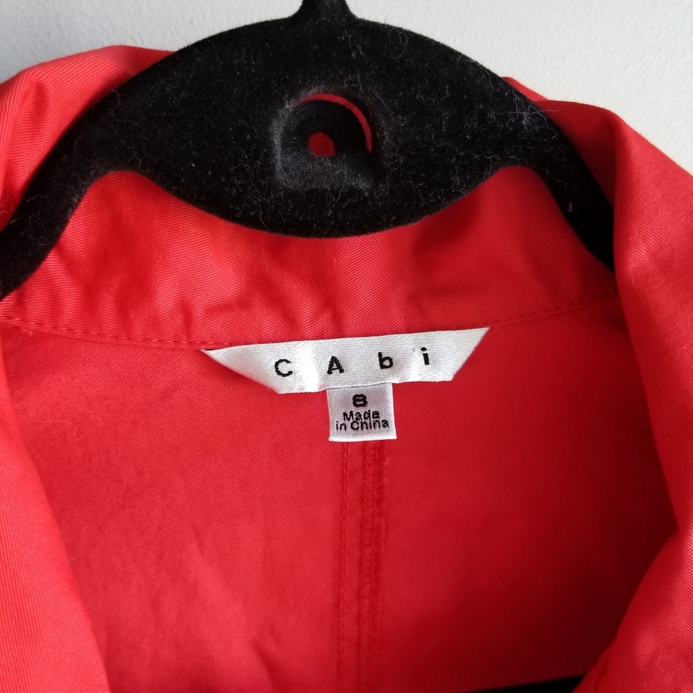👗CABI RED SLEVELESS DRESSCOAT. - Picture 10 of 16